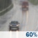 Monday: Rain likely.  Mostly cloudy, with a high near 58. Chance of precipitation is 60%.