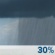 Friday: A chance of showers before 11am, then a chance of showers and thunderstorms between 11am and 2pm, then a chance of showers after 2pm.  Mostly cloudy, with a high near 74. Calm wind becoming south around 5 mph.  Chance of precipitation is 30%. New rainfall amounts between a tenth and quarter of an inch, except higher amounts possible in thunderstorms. 