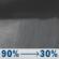 Sunday Night: Showers and possibly a thunderstorm before 8pm, then rain, mainly between 8pm and 11pm. Low around 39. South wind around 6 mph becoming calm in the evening. Chance of precipitation is 90%. New precipitation amounts between a tenth and quarter of an inch, except higher amounts possible in thunderstorms. Sunday Night: Showers and possibly a thunderstorm before 8pm, then rain, mainly between 8pm and 11pm. Low around 39. South wind around 6 mph becoming calm in the evening. Chance of precipitation is 90%. New precipitation amounts between a tenth and quarter of an inch, except higher amounts possible in thunderstorms.