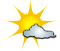 partly cloudy 